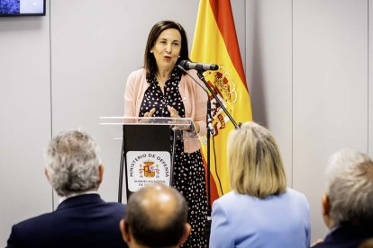 Margarita Robles, en Soria.