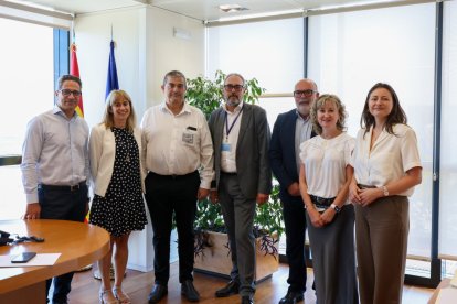 Reunión de la Cámara de Comercio en el Ministerio.