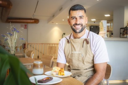 Javier Junyent posa en De Maravilla, una de las propuestas más sorprendentes de Soria.