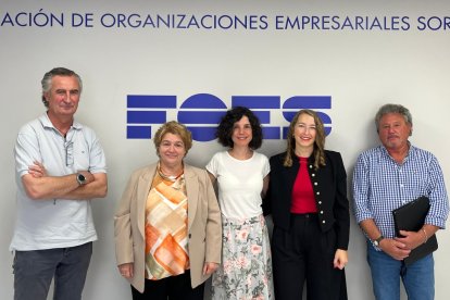 Junta directiva de la Asociación de Empresas de Distribución de Alimentos y Bebidas de Soria.