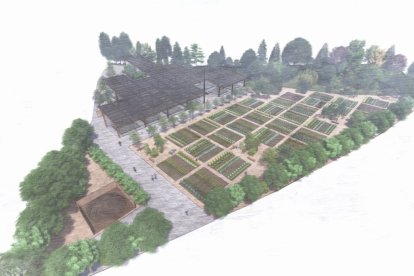 Recreación de los huertos urbanos.