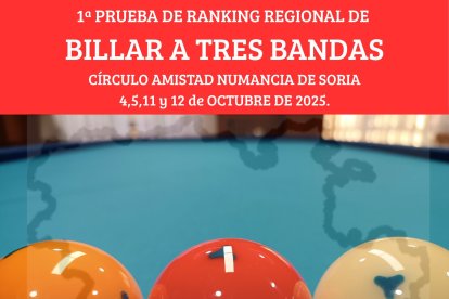 Cartel de la prueba regional.