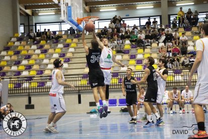 Imagen del partido del equipo soriano el pasado fin de semana.