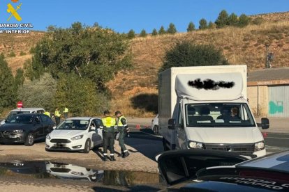 Guardia Civil en el lugar de los hechos.