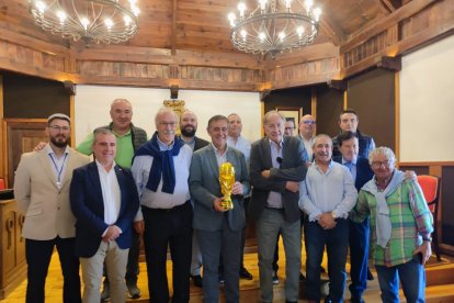 Vicente del Bosque, en El Burgo de Osma.