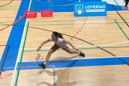 La soriana Jimena Ayllón en uno de sus partidos.