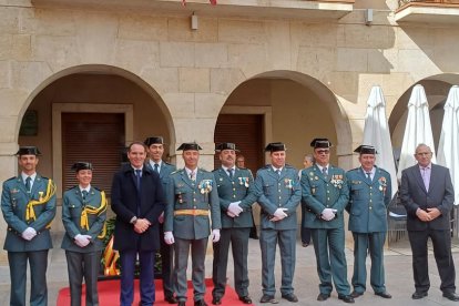 Celebración de la patrona de la Guardia Civil en San Esteban.