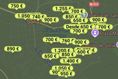 Detalle del mapa de precios publicado por @RuralxData.