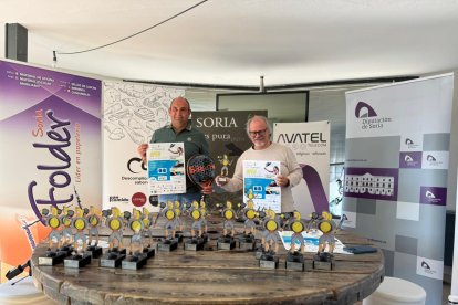 Sergio Frías y Antonio Herrero en la presentación del Torneo de Pádel