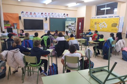 Presentación del proyecto Brera a los escolares.