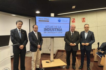 Presentación del Atlas de la Industria de Castilla y León en la sede del Consejo Económico y Social (CES).