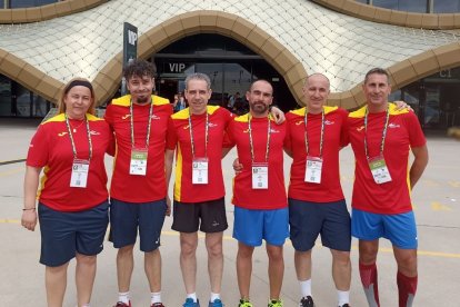 Los jugadores senior sorianos que compiten en Cartagena.