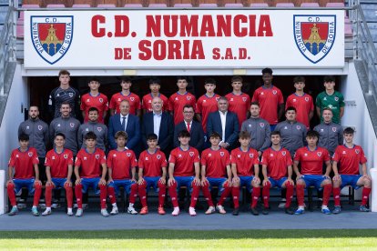 Plantilla del Numancia juvenil de Liga Nacional.