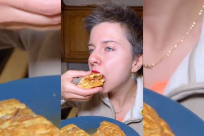 La reacción al probar esta versión de tortilla de patata con ingrediente soriano lo dice todo: crujiente, jugosa y absolutamente adictiva.