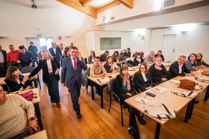 Luis Miguel González Gago, en el Espacio Vadeavellano  donde se imparte uno de los cursos .