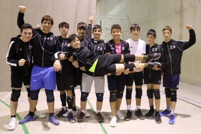 Los cadetes del Sporting Río Duero jugarán este sábado ante el Club Voleibol Palencia.