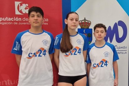 Los sub 15 del CB Soria que compiten en el Campeonato de España de su categoría.