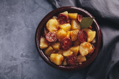 patatas con chorizo