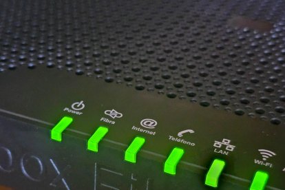 Router en un domicilio.
