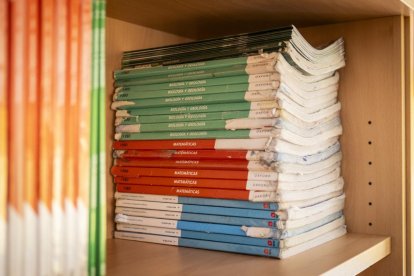 Libros en un instituto.