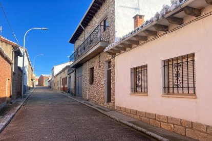 Viviendas en un pueblo de Soria.