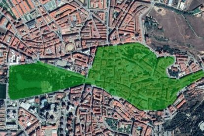 Delimitación de la futura ZBE de Soria