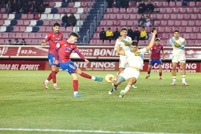 Imagen del Numancia-Fabril del pasado mes de diciembre.