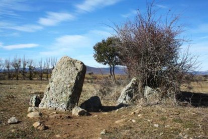 Megalito de estructura circular en soria