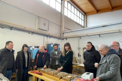 Un momento de la visita a las instalaciones de Cesefor en Soria.