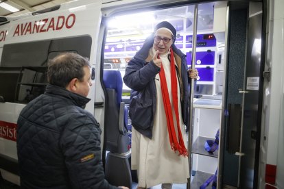 Sor Lucía Caram este miércoles en Soria.