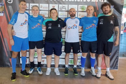 Los seniors sorianos que compiten en Galicia.