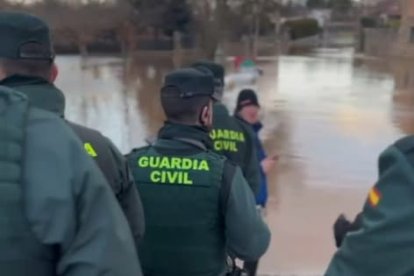 La Guardia Civil actúa en el municipio de San Esteban de Gormaz.