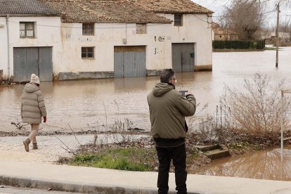 Parte del casco urbano de San Esteban de Gormaz sigue afectado por las inundaciones.