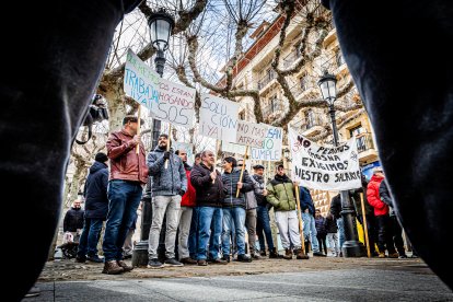 Concentración de archivo de los trabajadores de Losán.