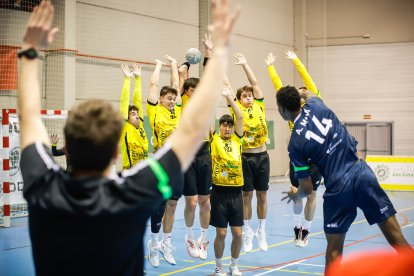 Imagen de la victoria del BM Soria hace dos jornadas contra Benidorm.
