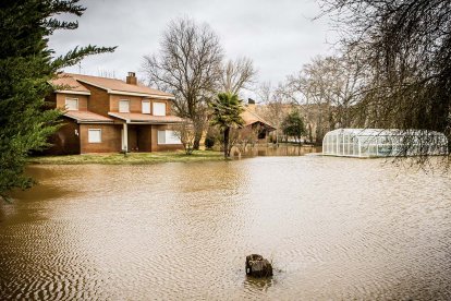 Inundaciones en Soria este mes de febrero.