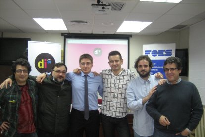 Paco Castro, el primero por la derecha, en una foto de archivo de la Asociación de Diseñadores.