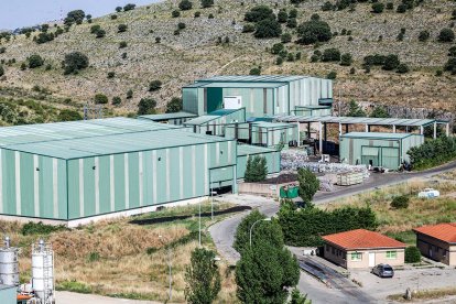 Planta de basuras en el municipio de Golmayo (Soria)