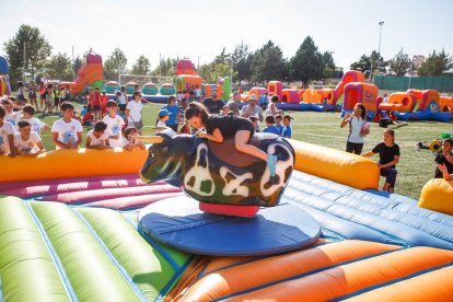 Pruebas del Gran Prix que Golmayo celebra todos los años en las fiestas de Camaretas.