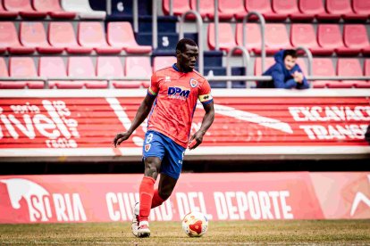 Moustapha es el jugador más utilizado por el Numancia en lo que va de temporada.