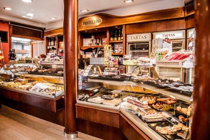 Interior de la Cafetería York.