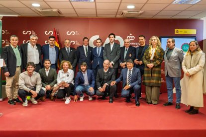 Daniel Berná durante la presentación del torneo de golf que forma parte del Circuito de la PGA de España.
