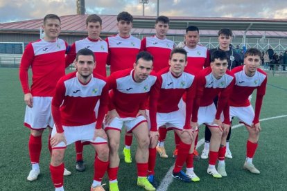 Once de la S.D. Valeránica en el José Andrés Diago.