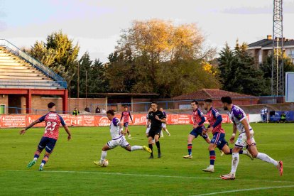 Imagen del Ávila-Numancia de la primera vuelta que acabó con empate a cero.