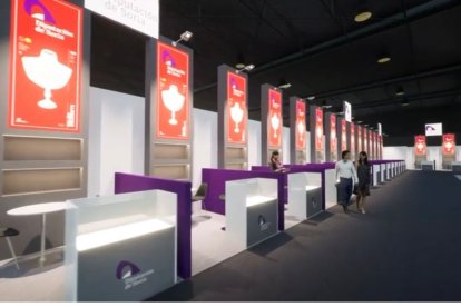 Stand de la Diputación en el Salón Gourmets que comienza hoy.