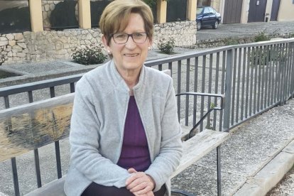 Adelina, este jueves en Castillejo de Robledo, donde reside.