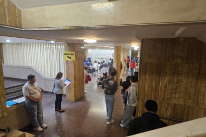 Imagen de la zona del registro del Ayuntamiento este lunes.