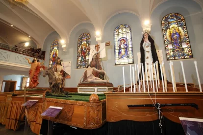 Tallas religiosas del Museo de la Semana Santa de El Burgo de Osma.
