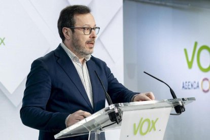 El portavoz nacional de Vox, José Antonio Fuster.