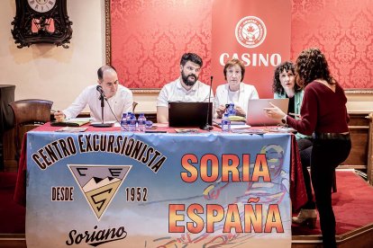Un momento de la Asamblea de fin de temporada del Centro Excursionista Soriano.